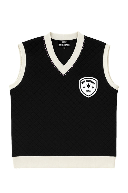 QUILTED CREST VEST